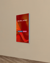 Wall-Mounted SEG Fabric display - 40mm Depth