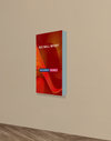 Wall-Mounted SEG Fabric display - 80mm Depth