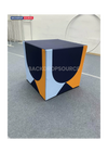5 Sets of Stretch Fabric Displays for Product Showcase.