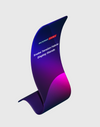 Snake Tension Fabric Display Stands by Backdropsource NZ for professional trade show branding and exhibition displays.