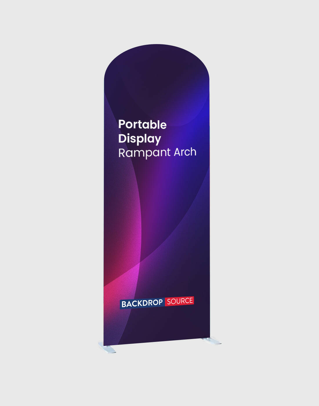 Portable Exhibit Display - Rampant arc.