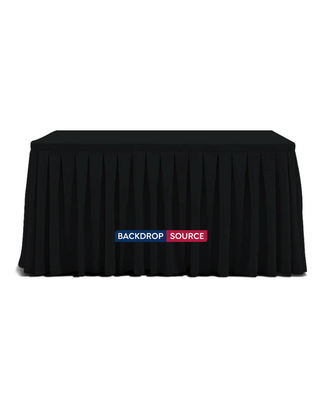 Custom Fitted Table Skirts with Top.