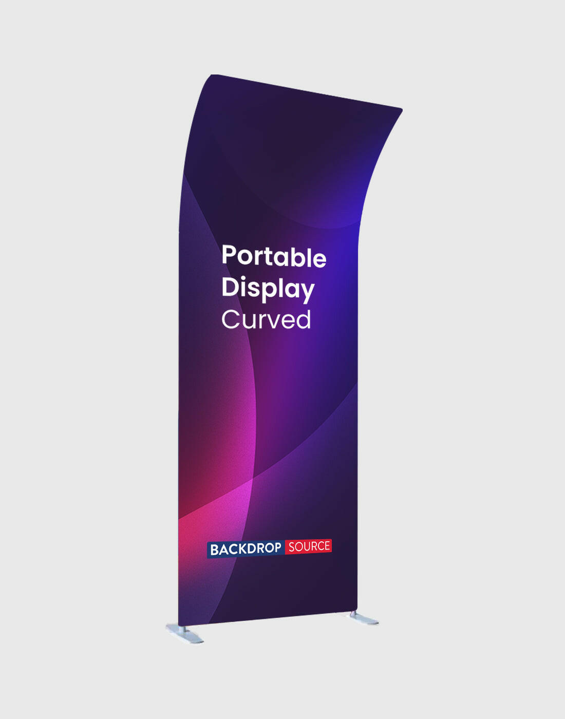 Portable Exhibit Display - Curved.