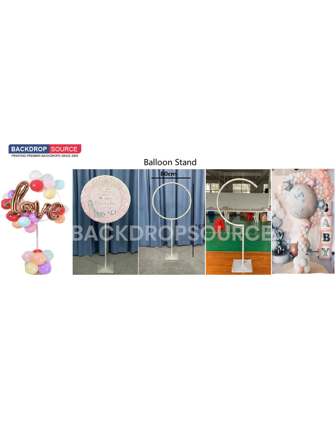 Aluminium Balloon Stand / Question Mark Balloon Stand.