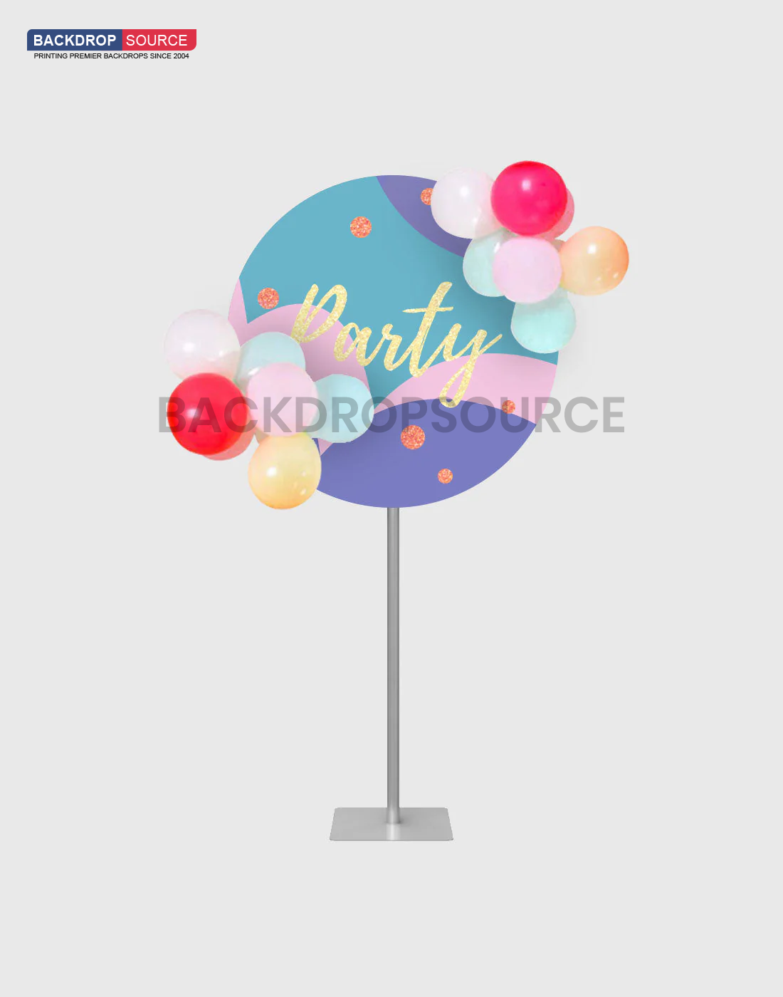 Aluminium Balloon Stand / Question Mark Balloon Stand.