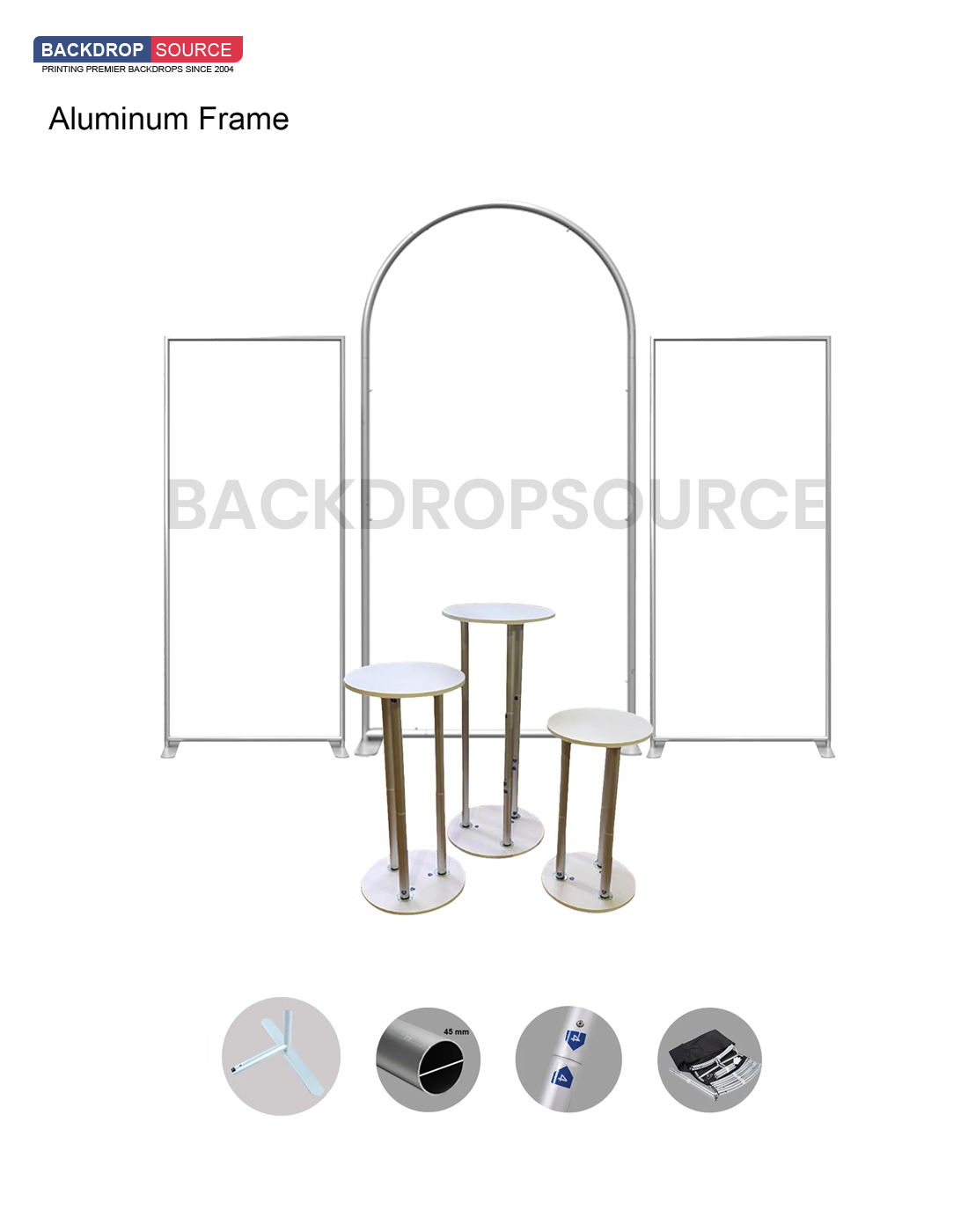 Arch Party Sets with Plinth - Model 3.