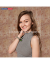 Autumn Brown Crushed Fashion Photo Muslin Background ideal for professional studio and portrait photography sessions.