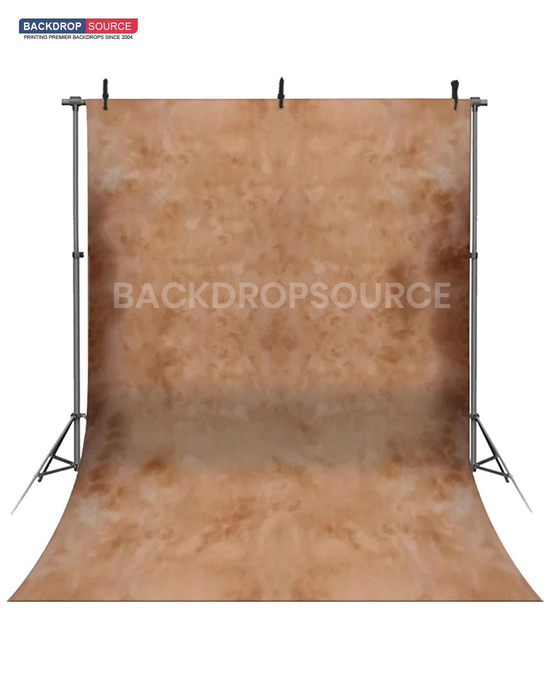 Autumn Brown Crushed Fashion Photo Muslin Background ideal for professional studio and portrait photography sessions.
