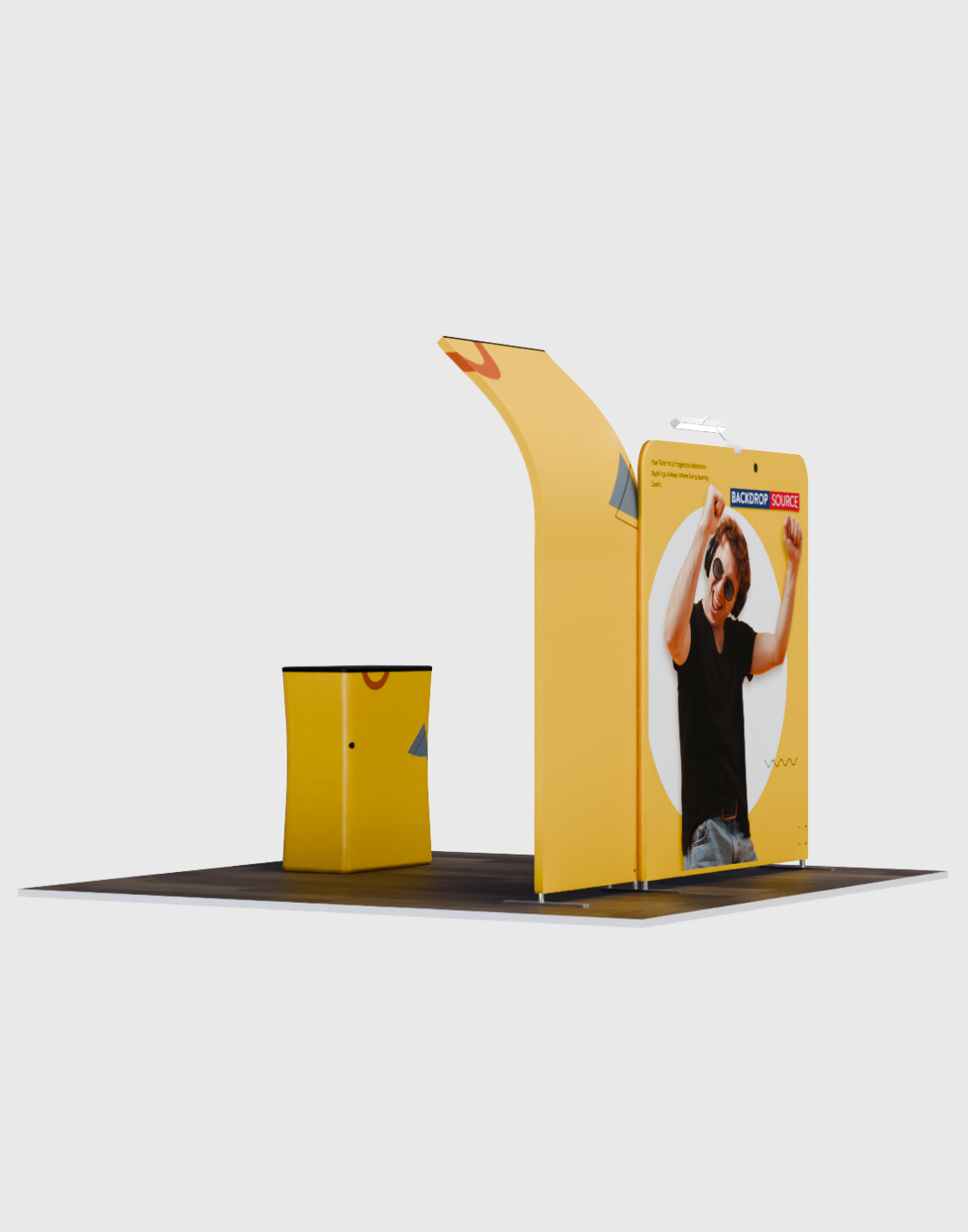 Portable Exhibit Display 3m x 3m - Model 6.