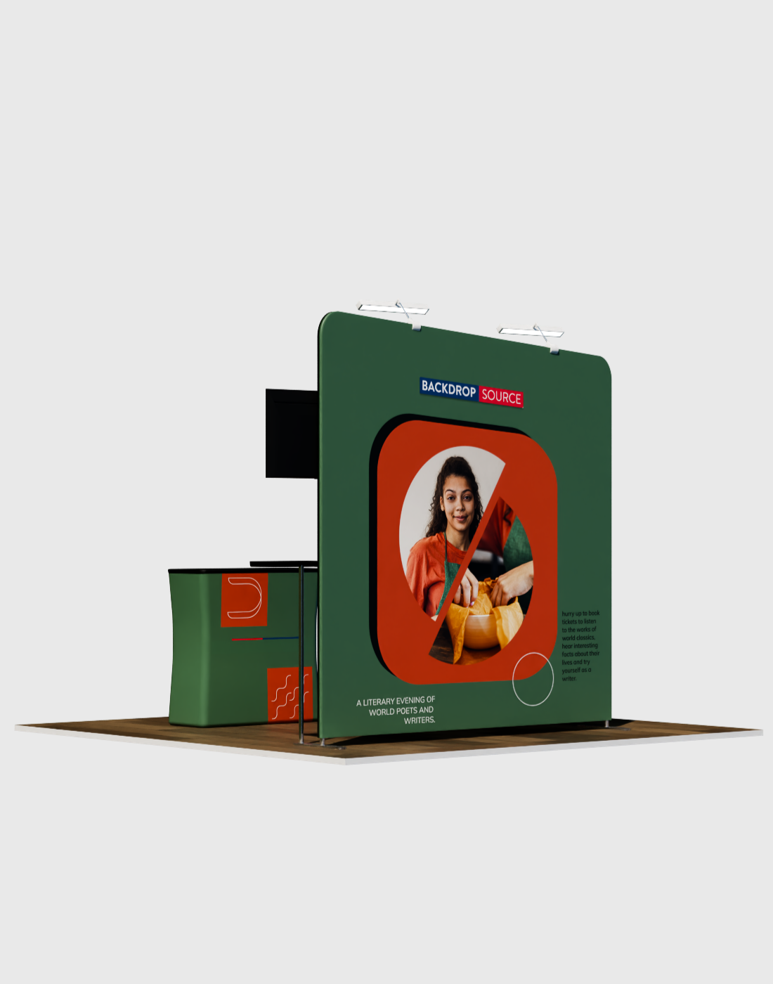 Portable Exhibit Display 3m x 3m - Model 9.