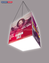 Backlit Cubic Hanging Banner.
