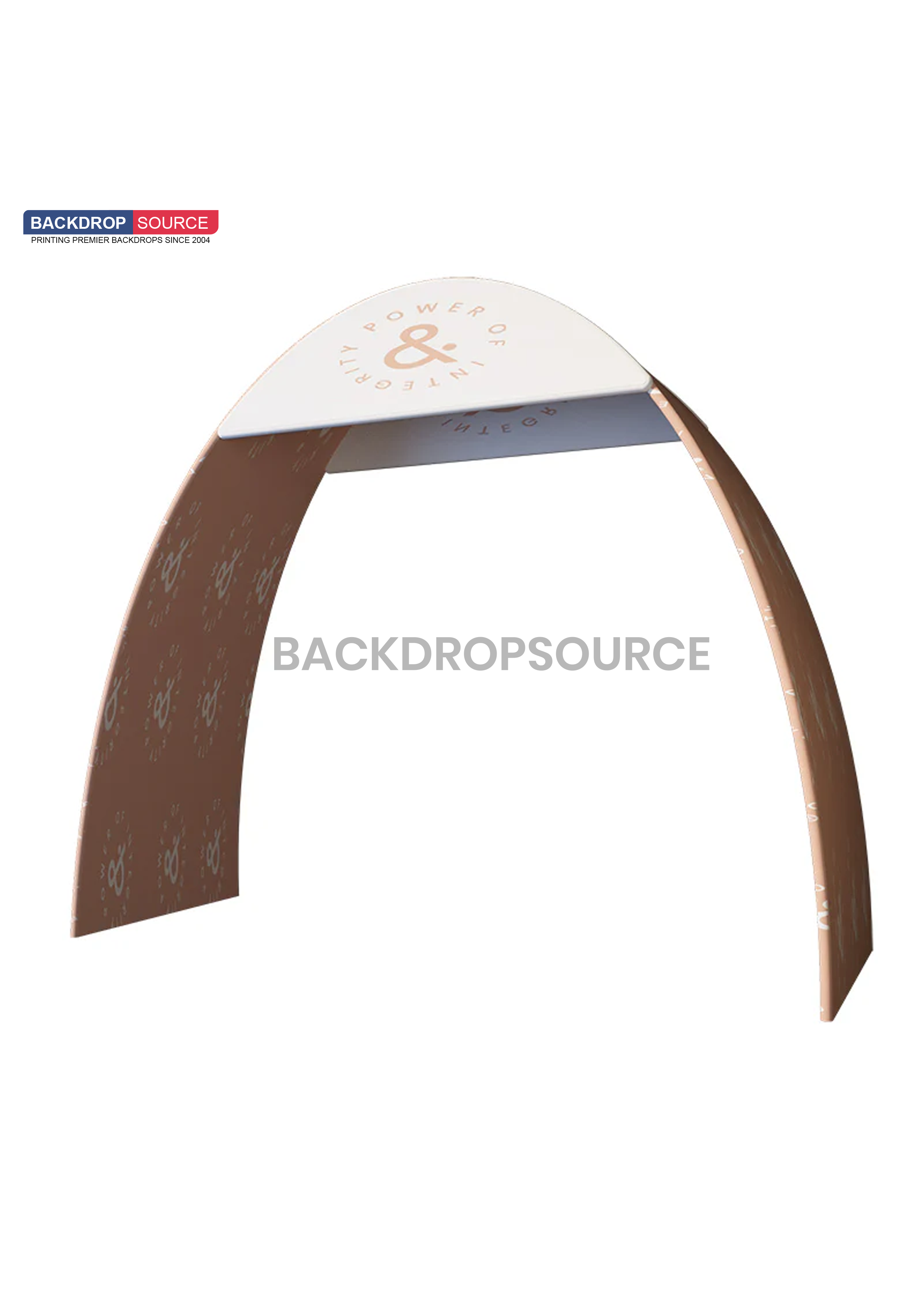 C Shape Tension Fabric Arch - 6m.