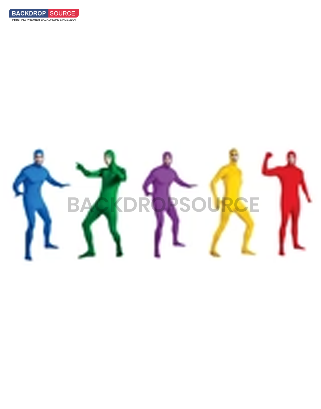 Person wearing a full body suit in chroma key green for video editing and visual effects applications