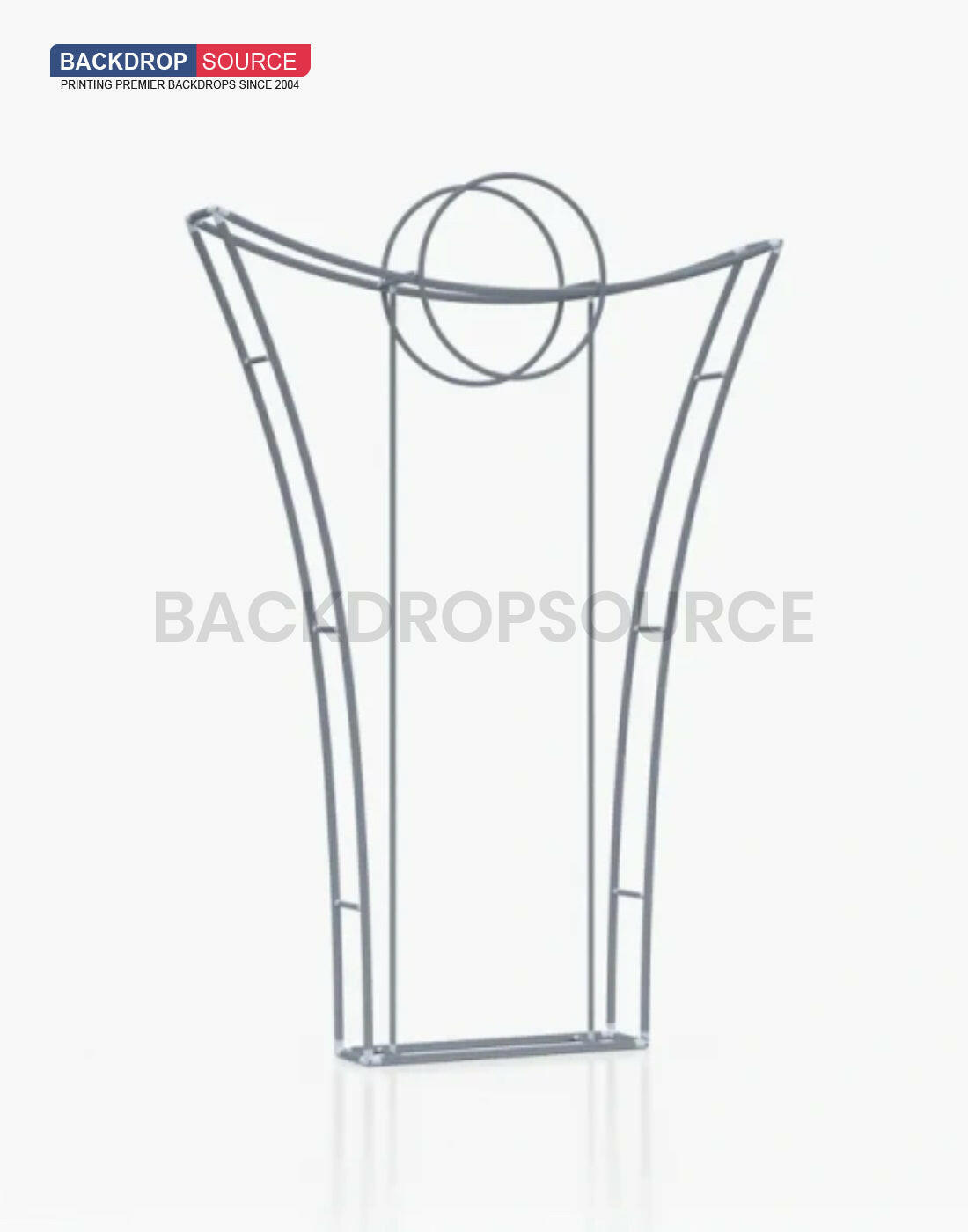 Crown Shaped Advertising Stand.