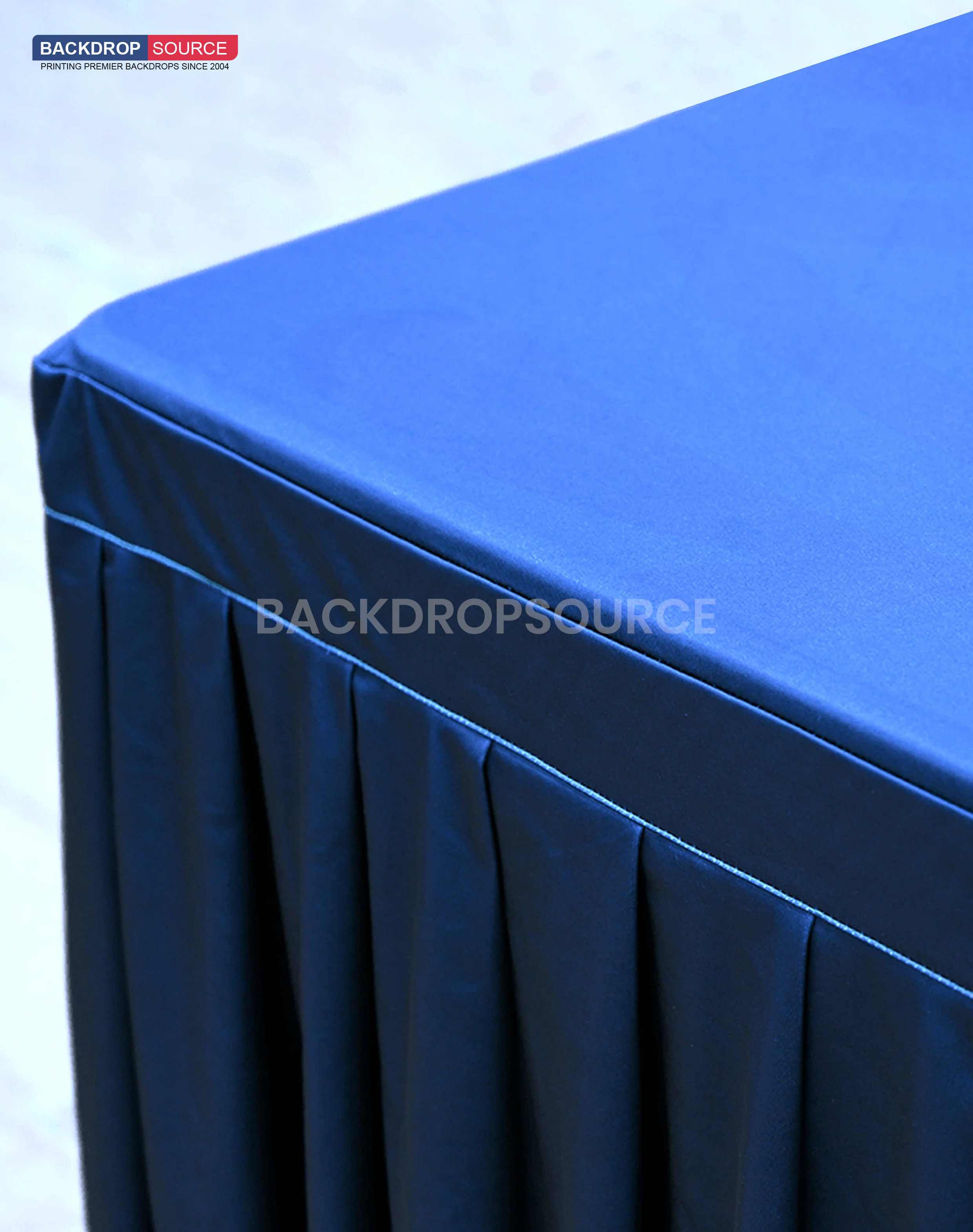 Custom Fitted Table Skirts with Top.