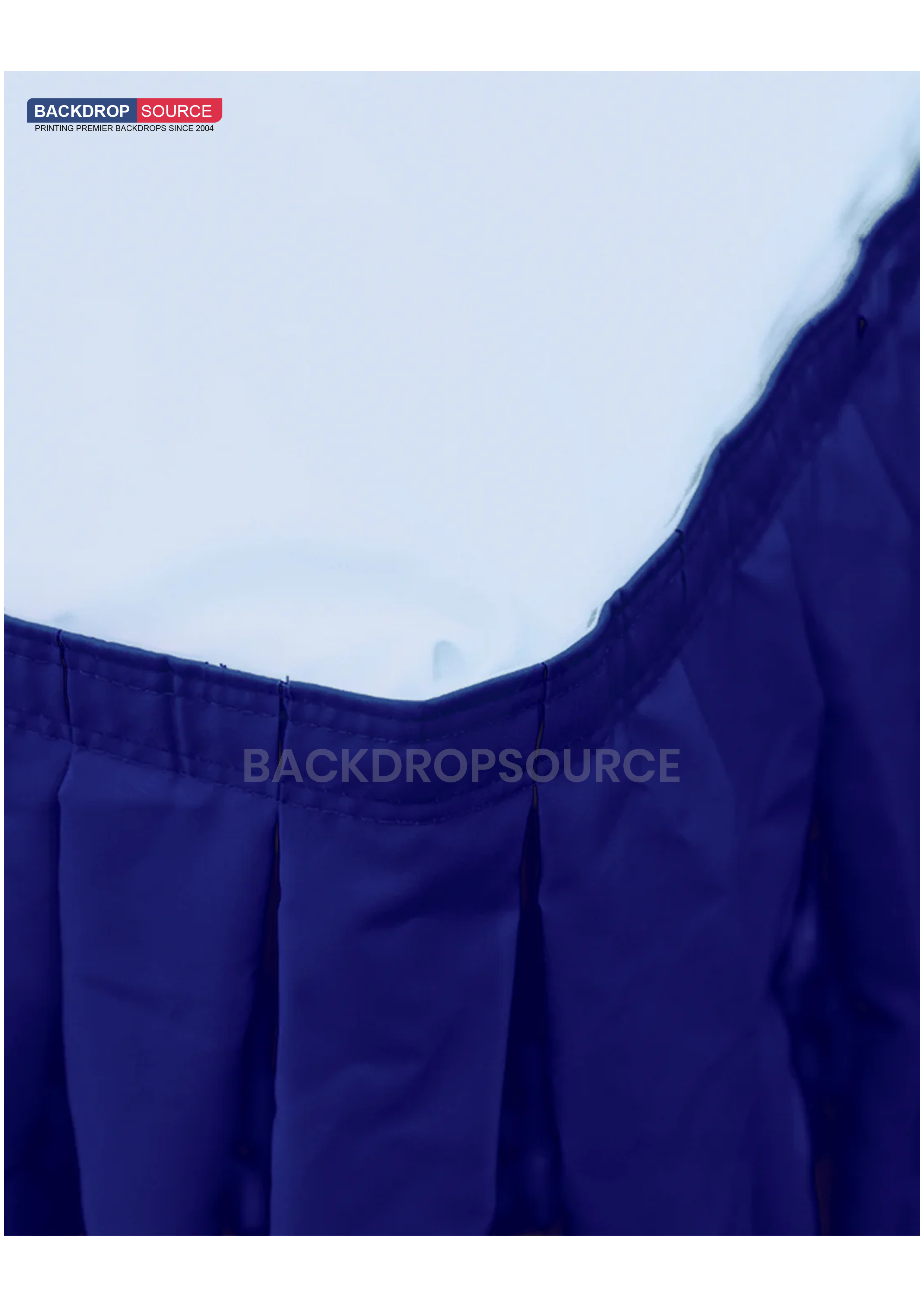 Custom Fitted Table Skirts without Top.