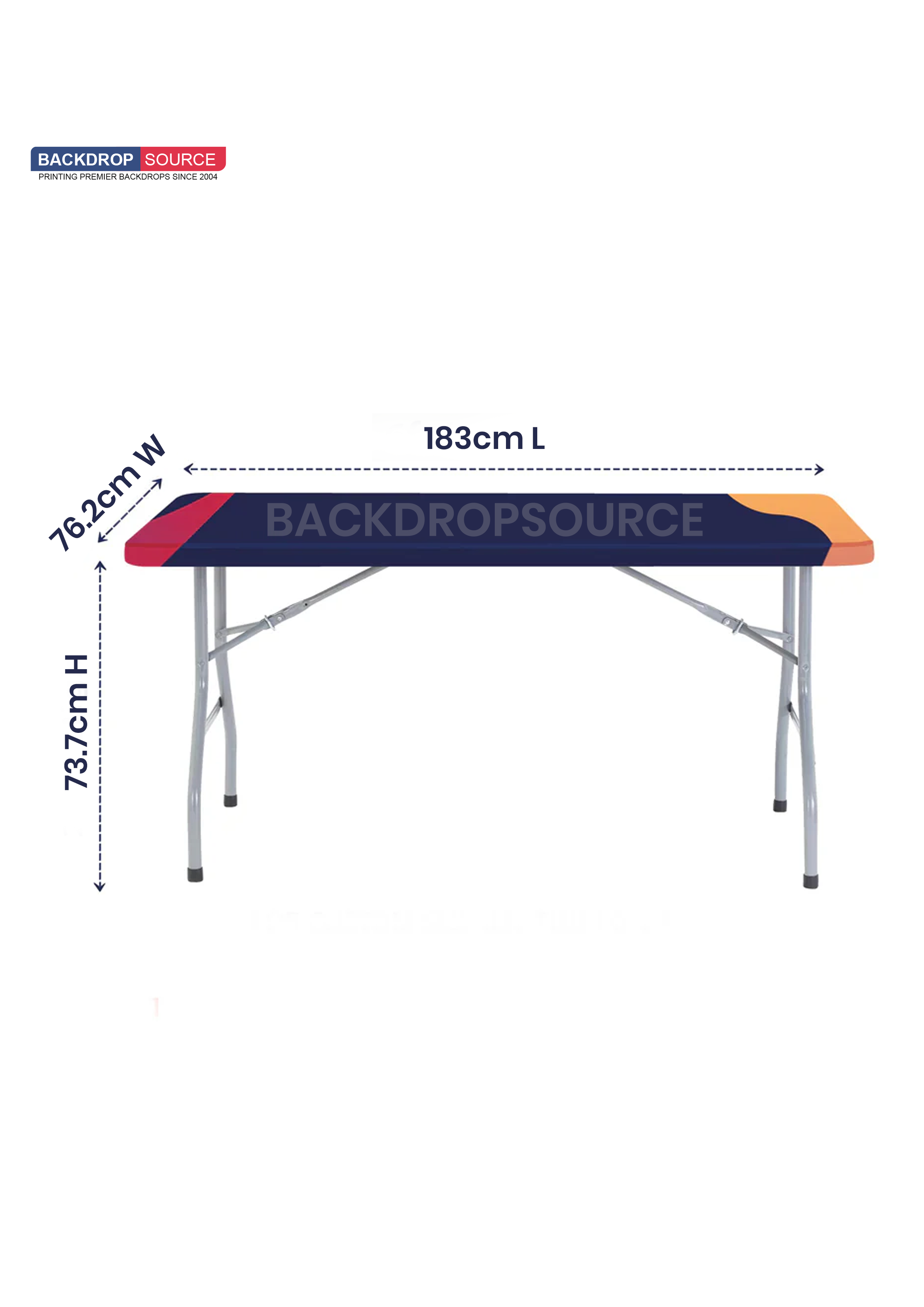 Custom Fitted Table Skirts without Top.