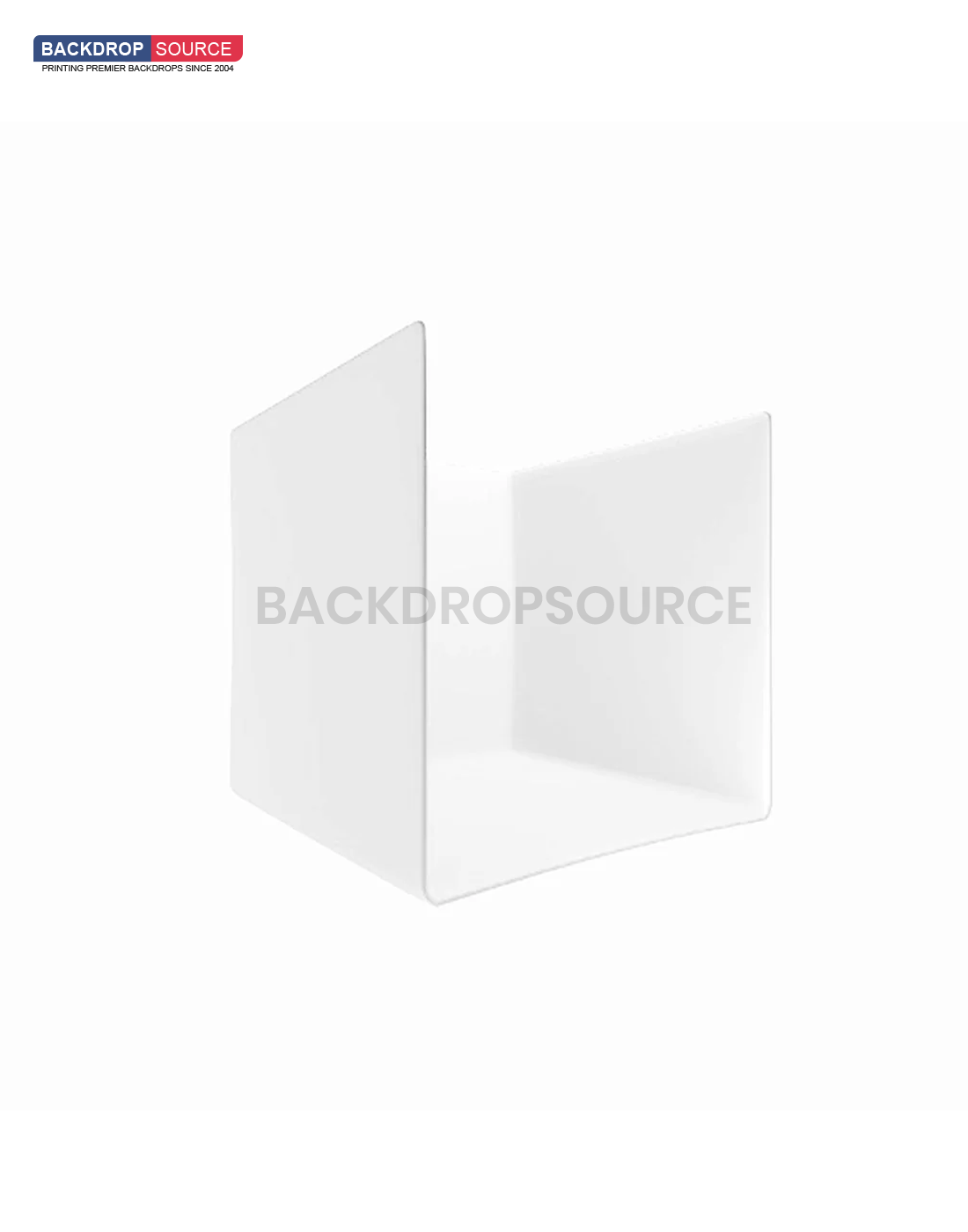 Custom Printed U Shaped Exibition Booth ( Covers 3 Walls/ Sides).