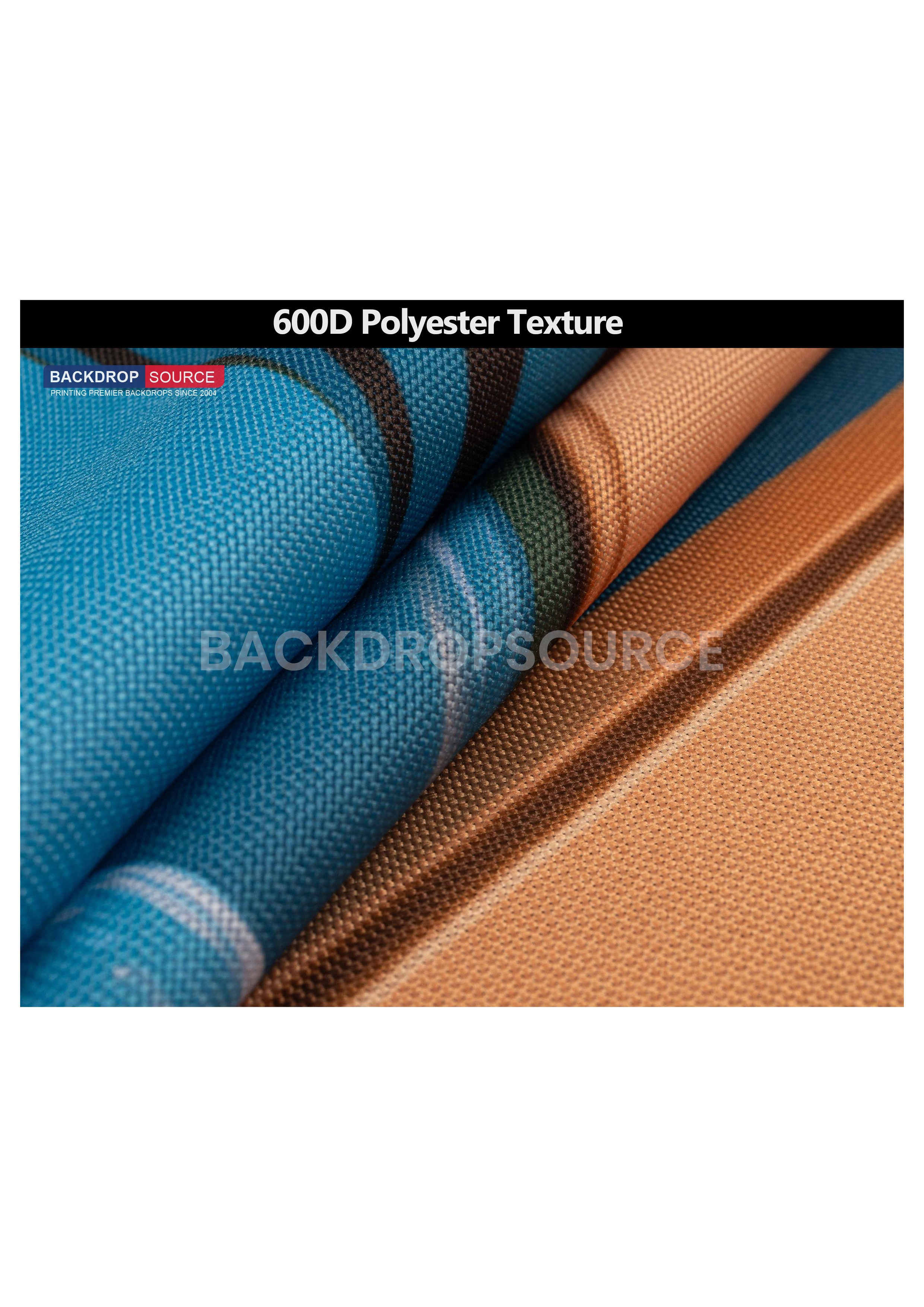 Customized Eco-Friendly 600D Polyester Fabric Printing.