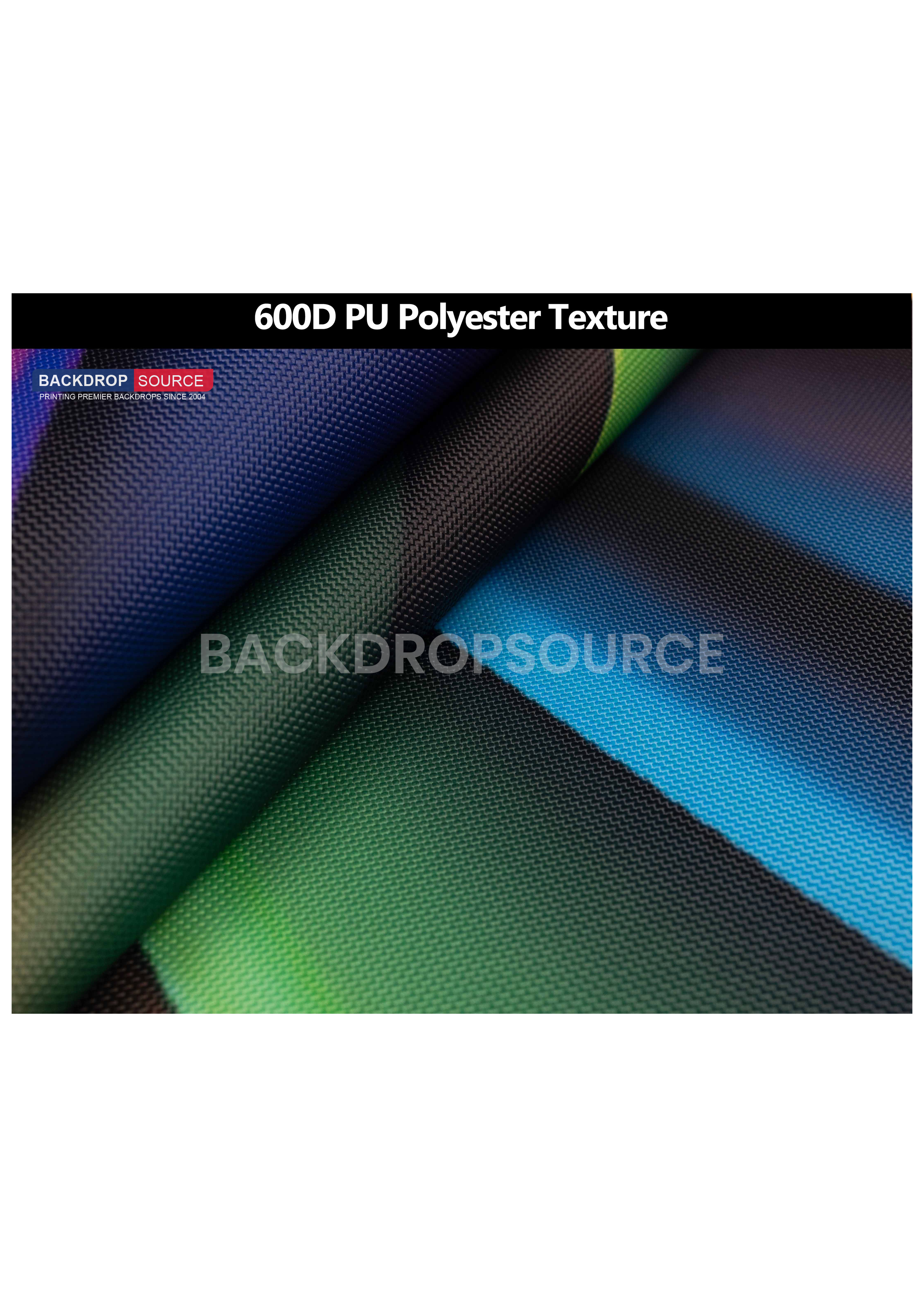Customized Eco-Friendly 600D Polyester Fabric Printing.