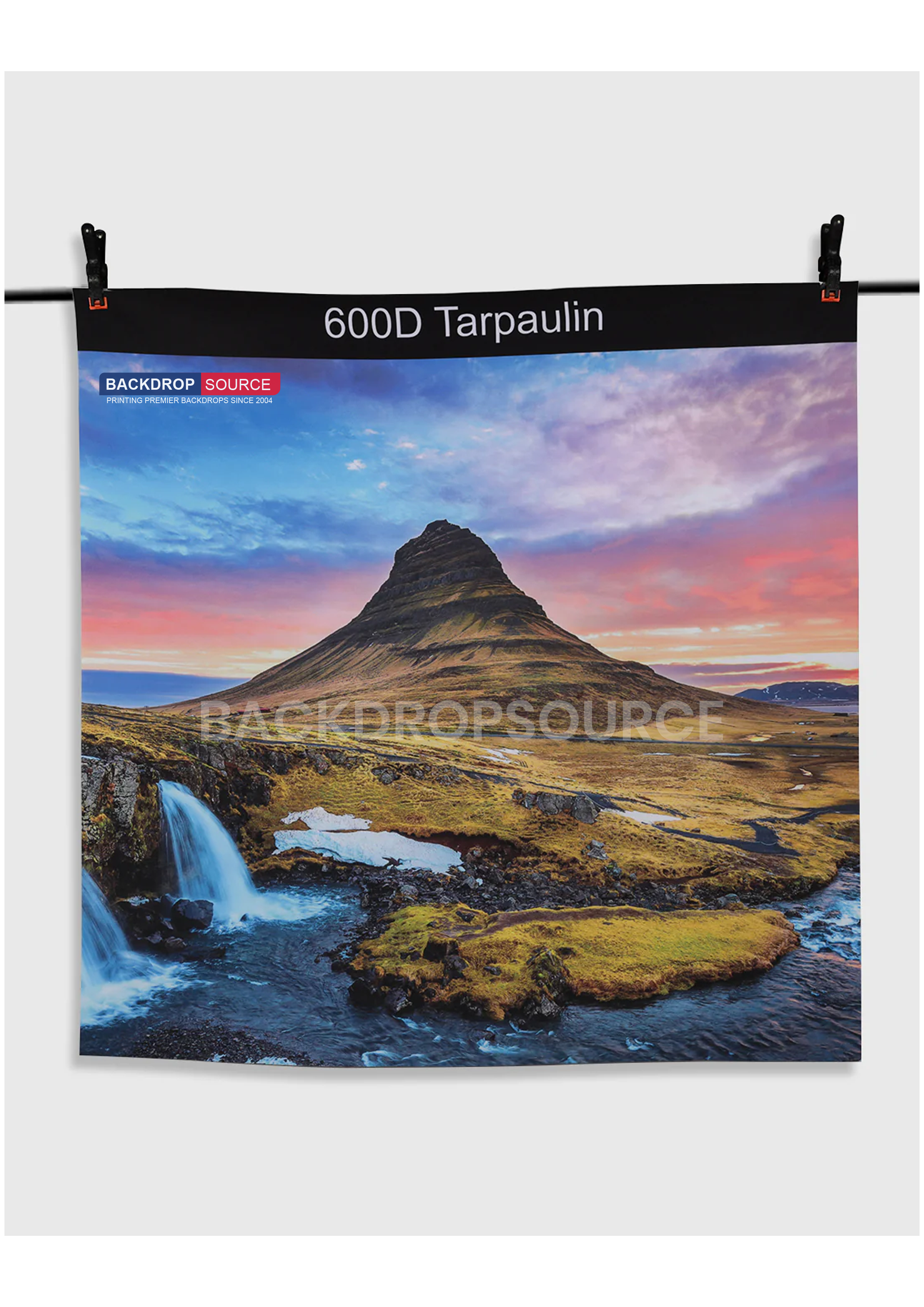 Customized Eco-Friendly 600D Polyester Fabric Printing.