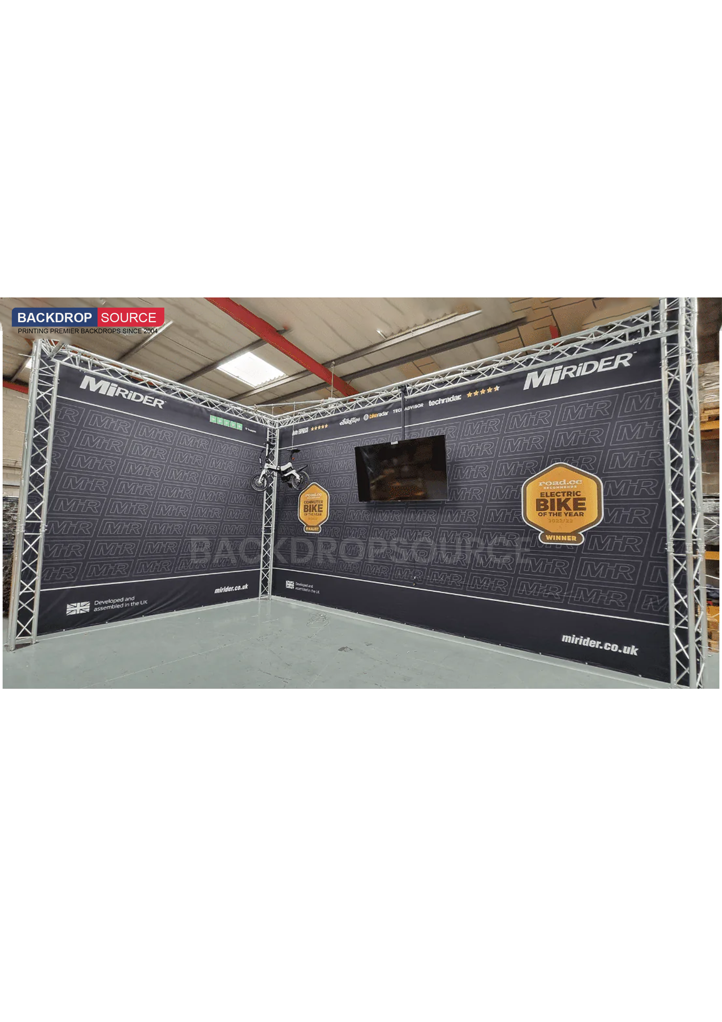 Customized Truss Banners.