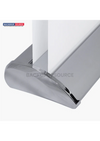 Double-screen wide base Roll Up Banner.