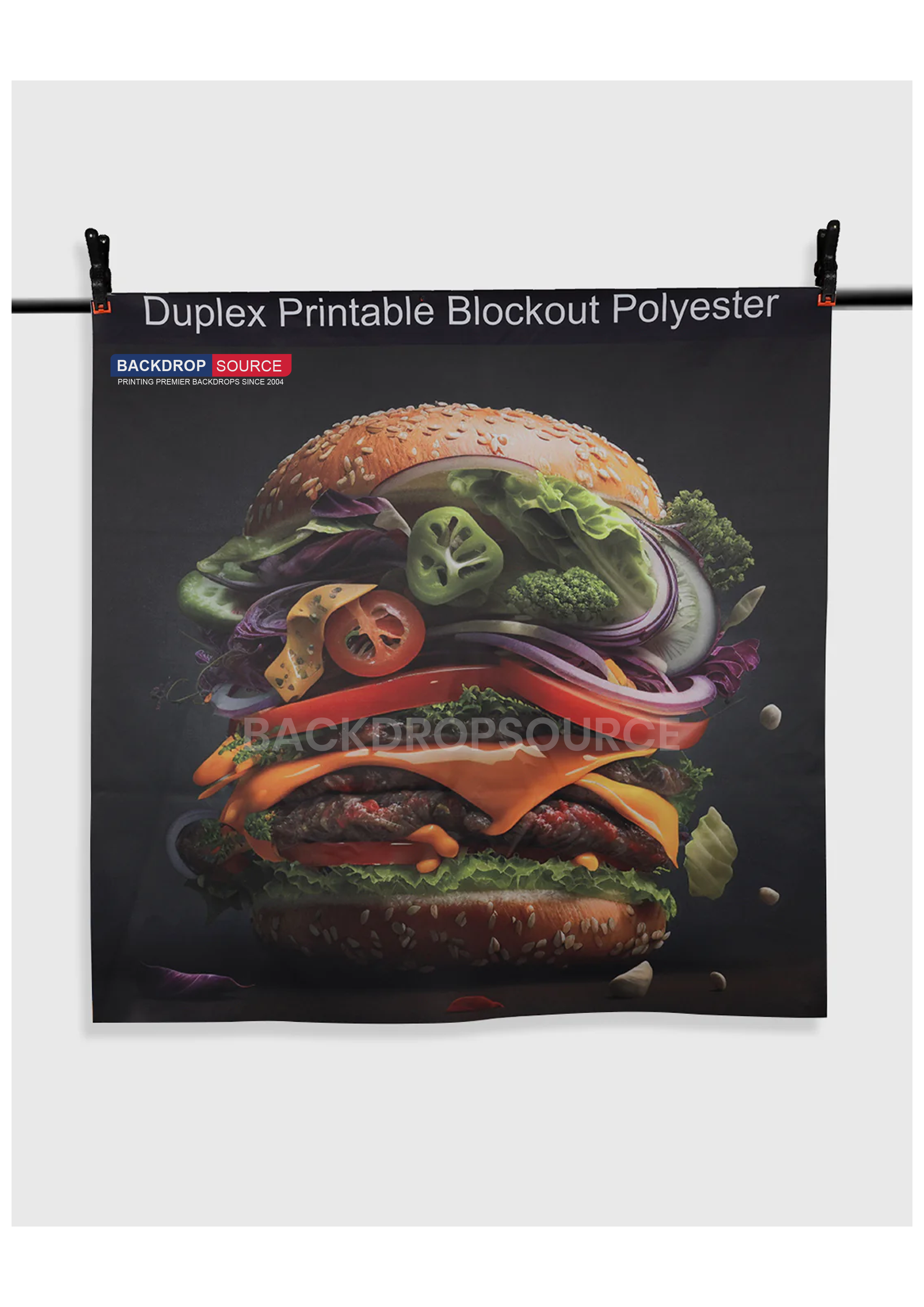 Duplex Blockout Polyester Backdrop (300 GSM).