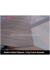 Duplex Knitted Polyester (115GSM).