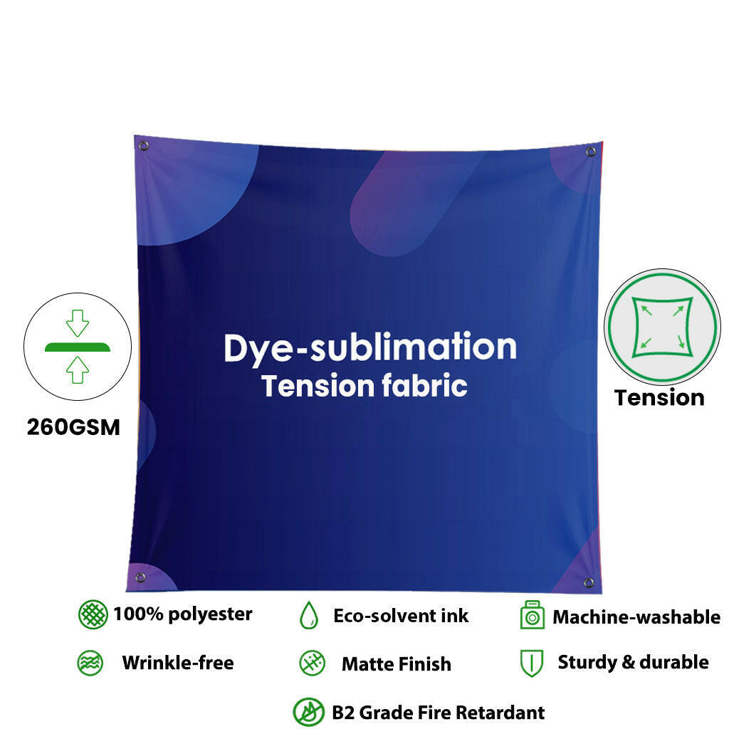 Dye-Sub Tension Fabric Banner Printing.