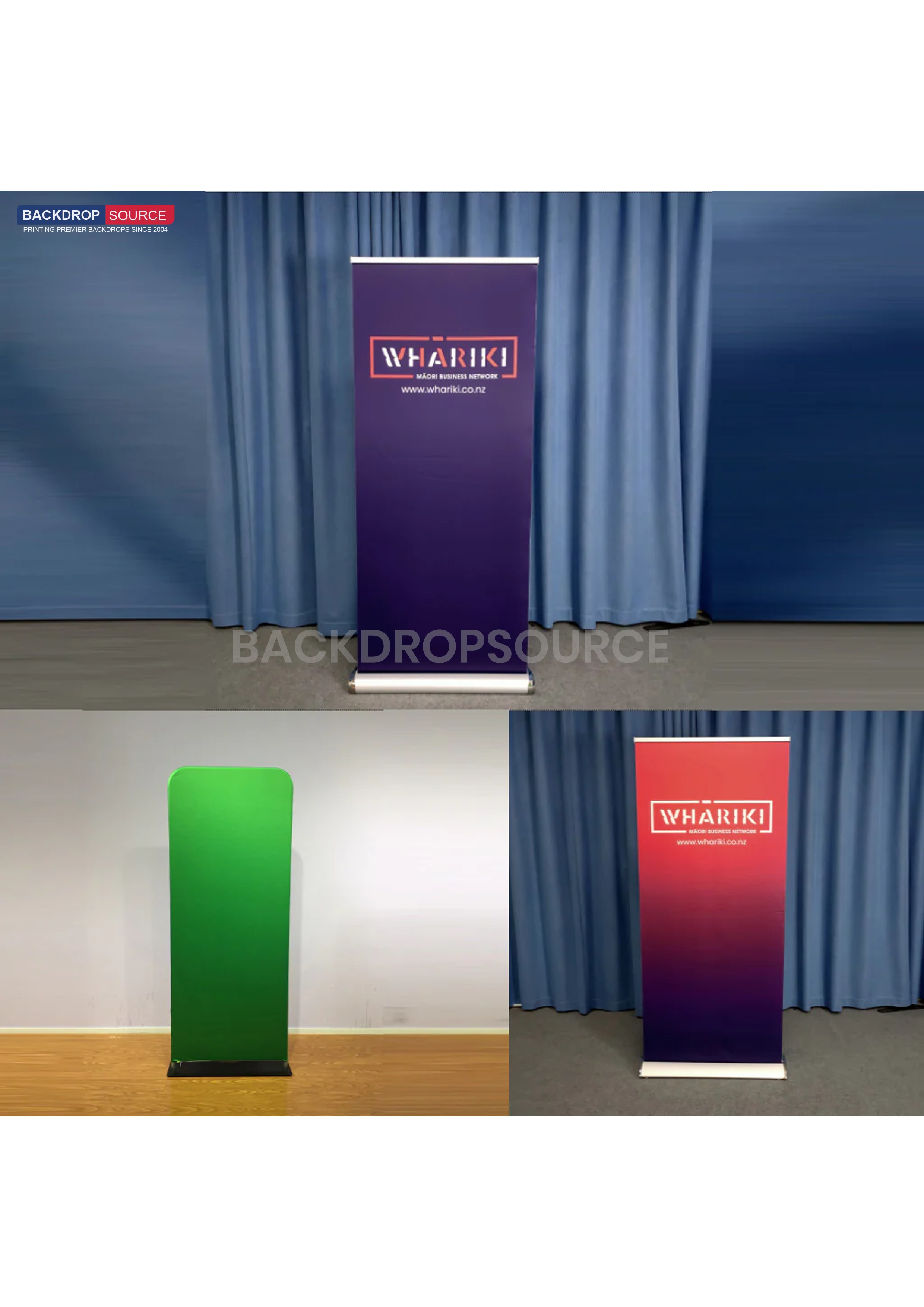 EZ Banner Stands for Trade Show Displays, ideal for effective branding and professional event presentations.