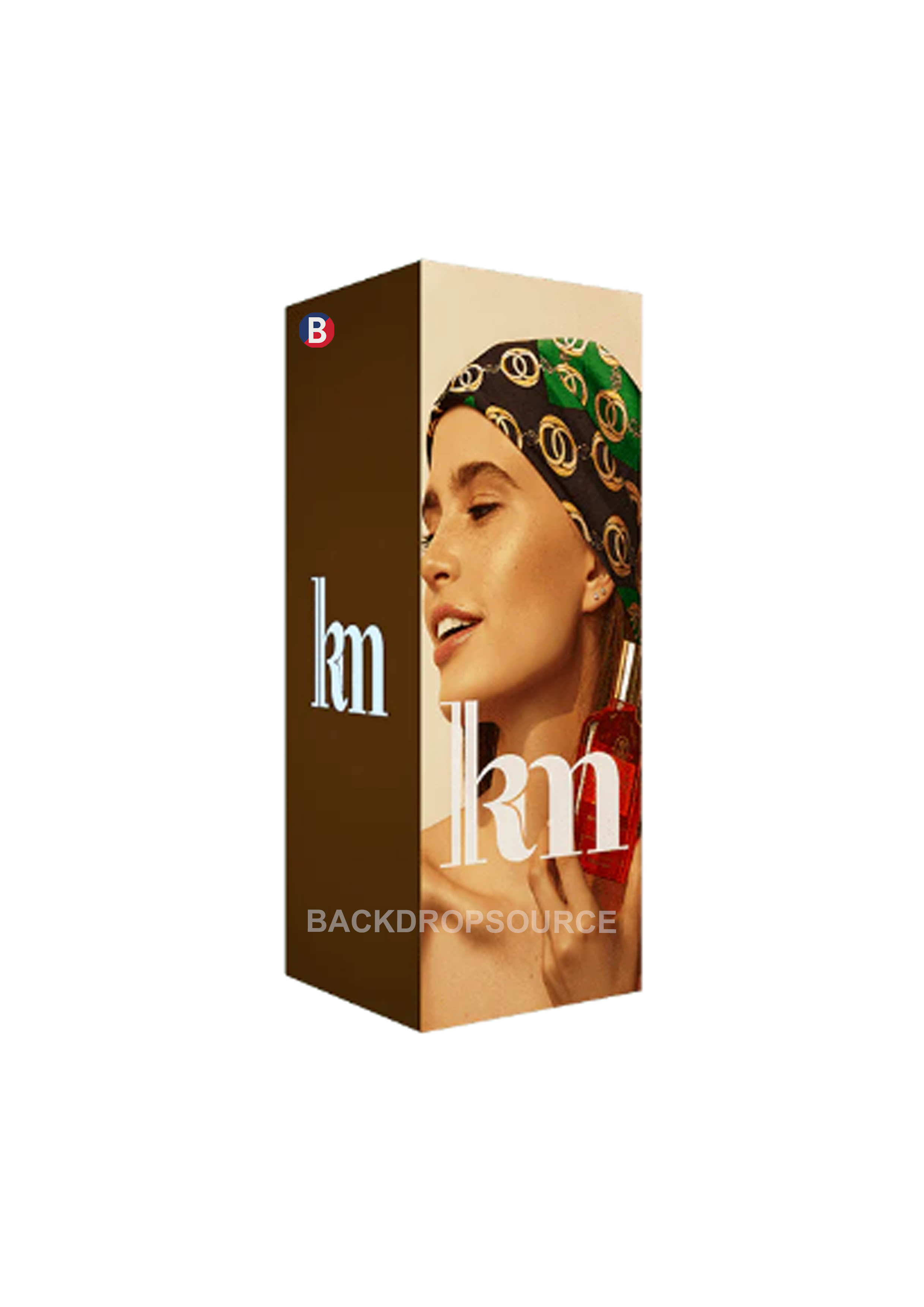 EZ Cubic Tower Fabric Display.