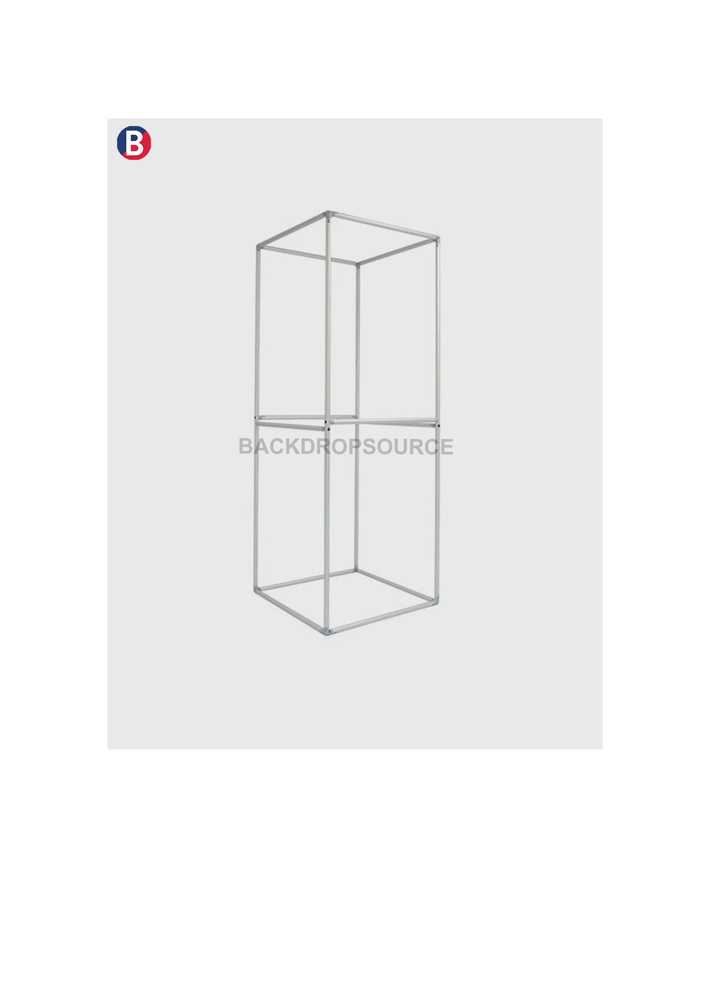 EZ Cubic Tower Fabric Display.