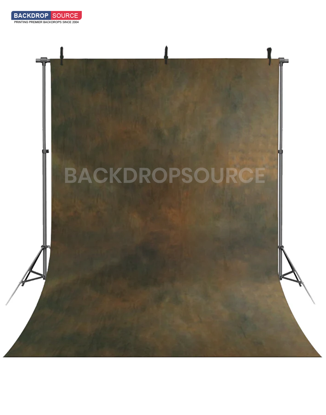 Earth Crush muslin background featuring neutral tones, ideal for professional photo shoots and studio photography settings.
