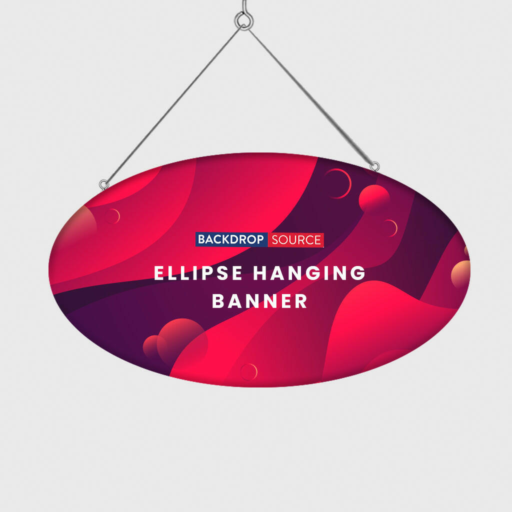 Sky Tube Ellipse Hanging Banner.