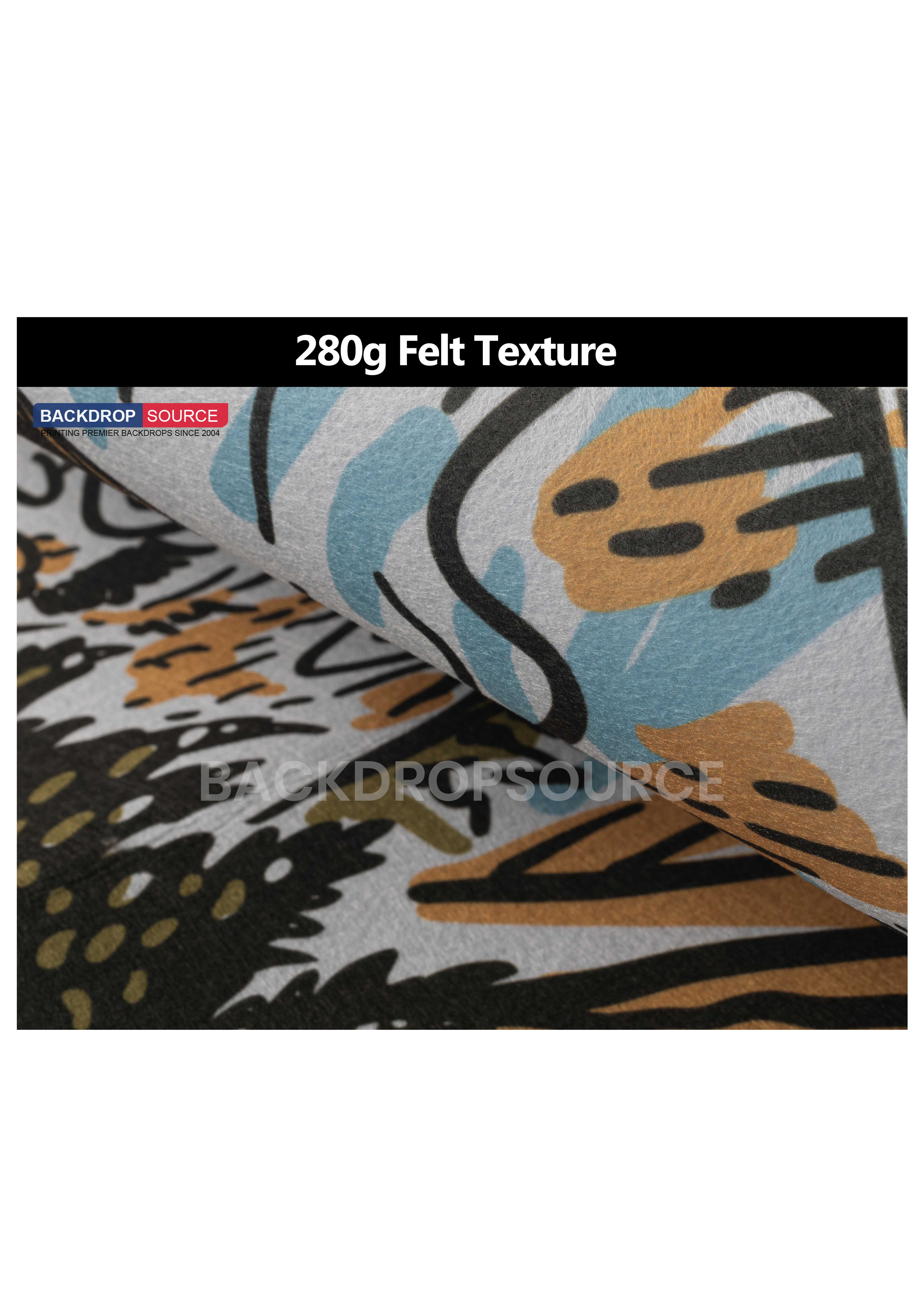 Felt Polyester Fabric Printing -280G.