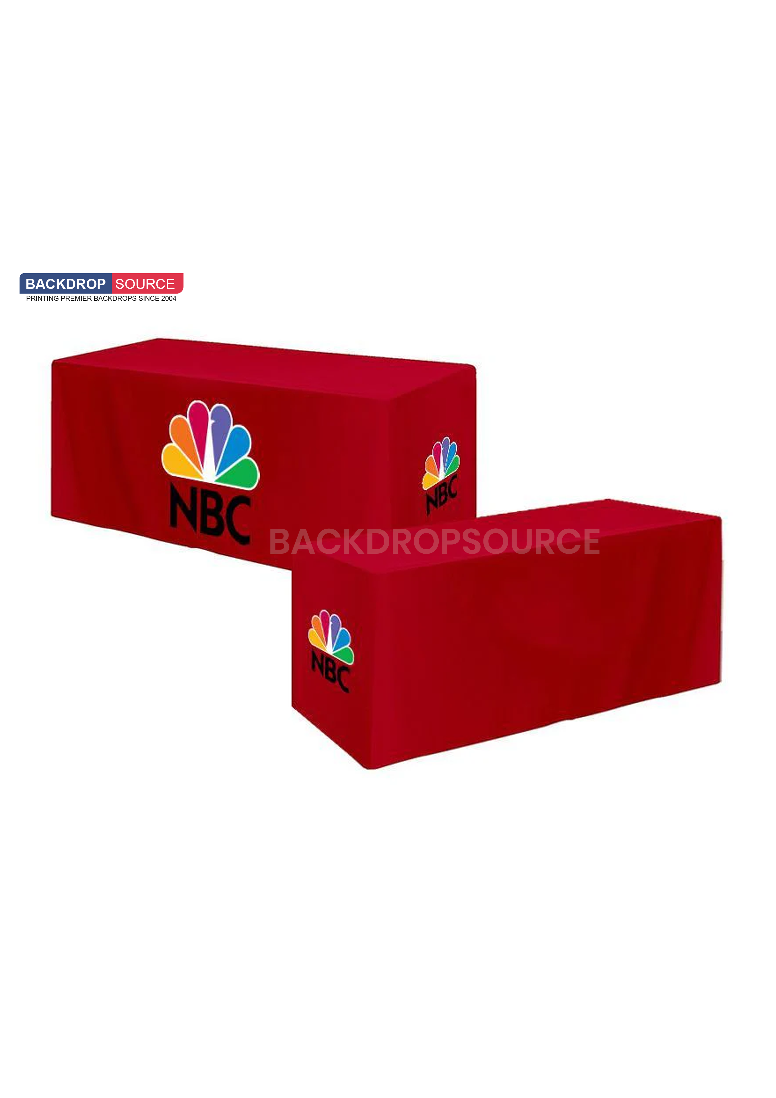 Premium Fitted Table Cover for events from Backdropsource NZ, ideal for professional display and branding.