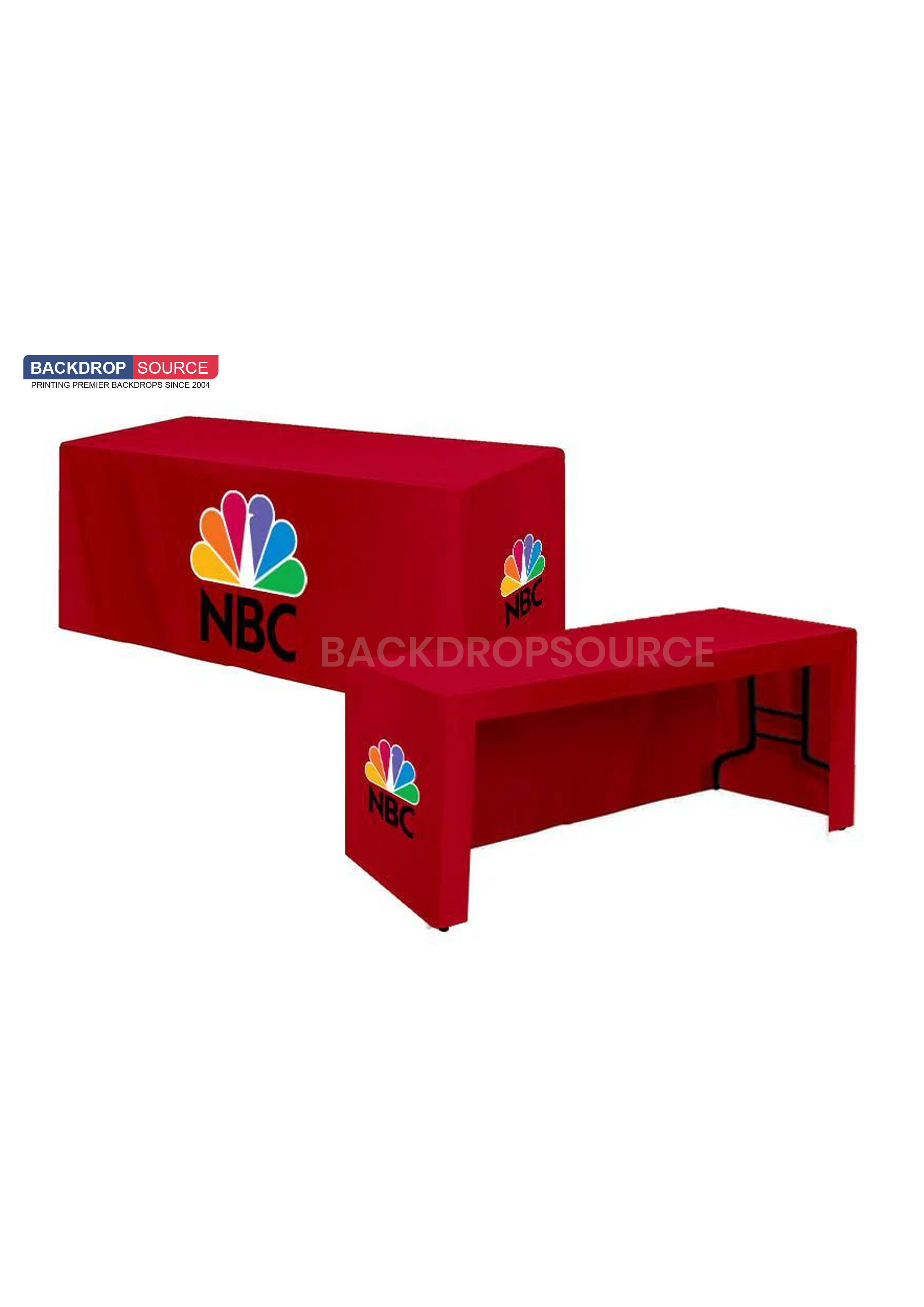 Premium Fitted Table Cover for events from Backdropsource NZ, ideal for professional display and branding.