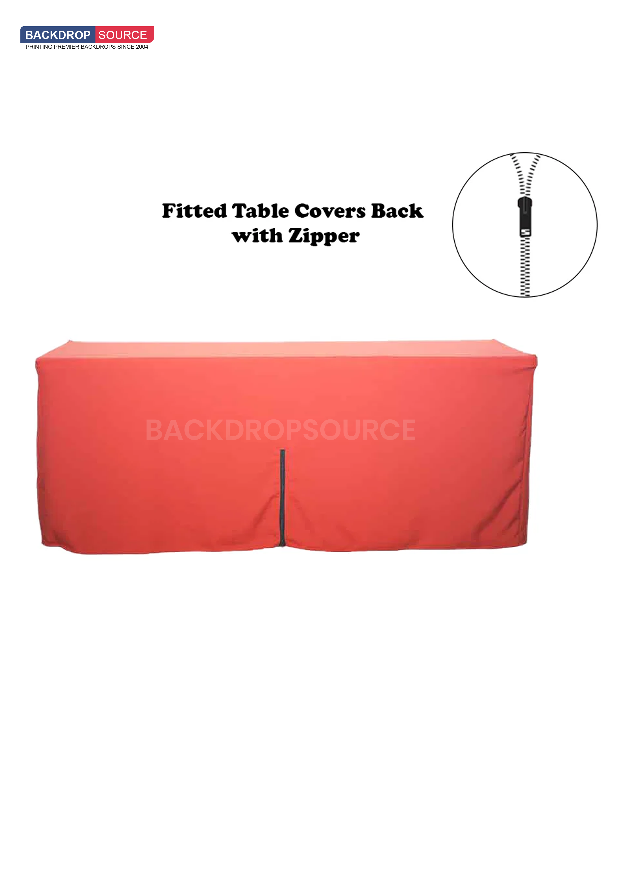 Premium Fitted Table Cover for events from Backdropsource NZ, ideal for professional display and branding.