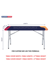 Premium Fitted Table Cover for events from Backdropsource NZ, ideal for professional display and branding.