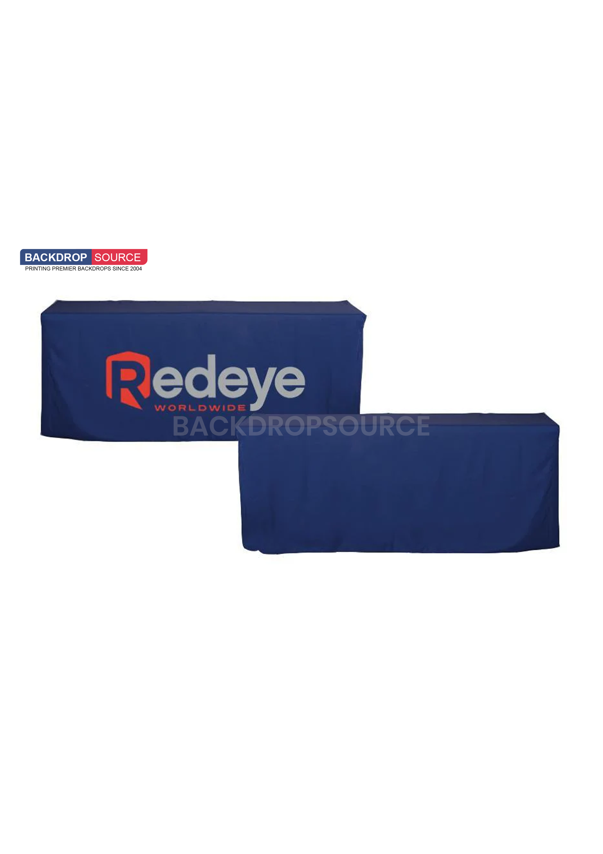 Premium Fitted Table Cover for events from Backdropsource NZ, ideal for professional display and branding.