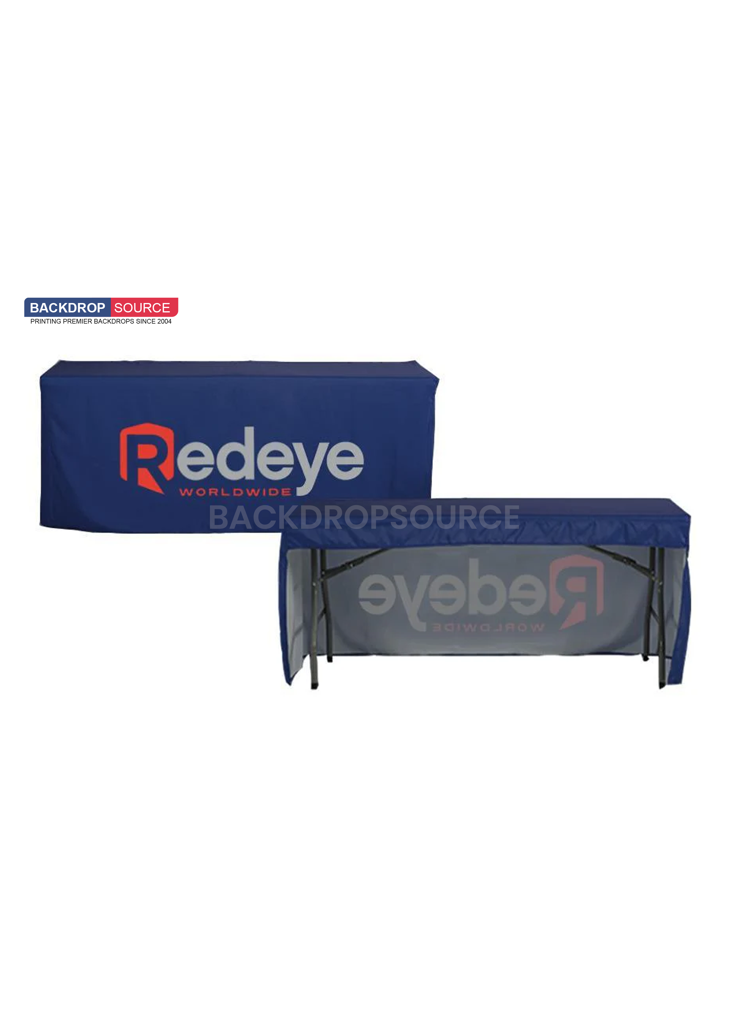 Premium Fitted Table Cover for events from Backdropsource NZ, ideal for professional display and branding.