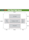 Premium Fitted Table Cover for events from Backdropsource NZ, ideal for professional display and branding.