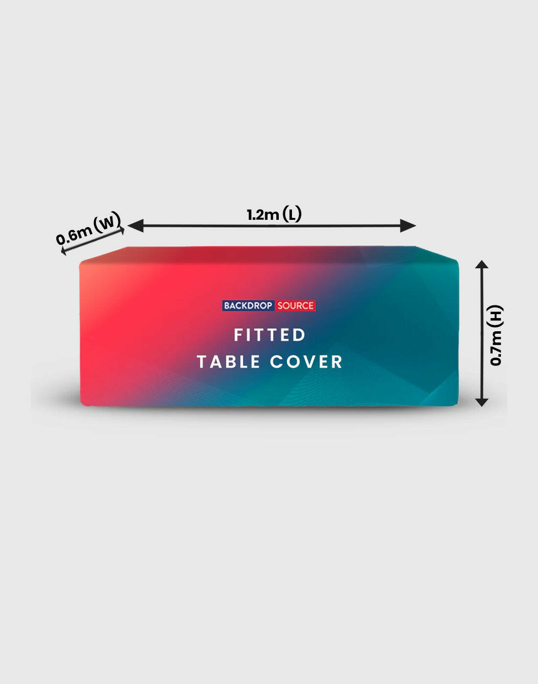 Premium Fitted Table Cover for events from Backdropsource NZ, ideal for professional display and branding.