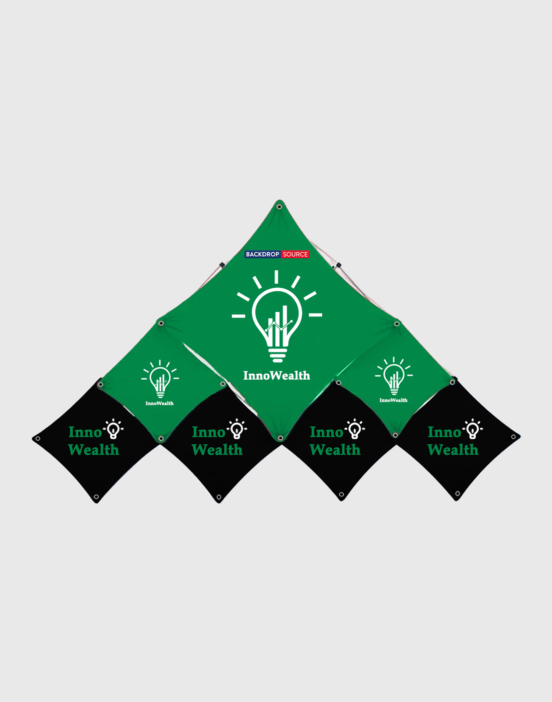 Triangular (large) - Pop Up GeoMetrix Grid Display.