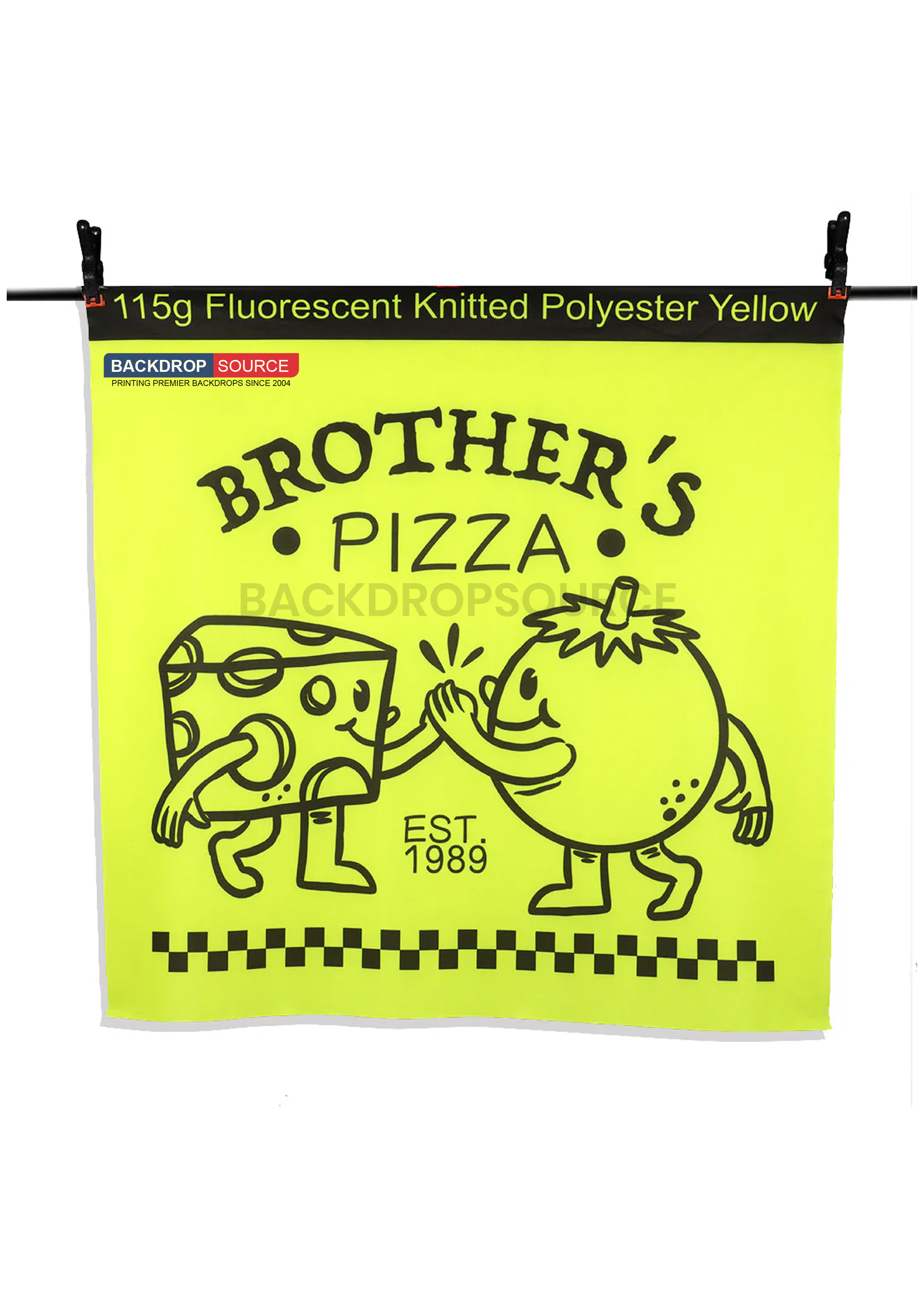 Fluorescent Knitted Polyester Fabric Printing.