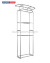 3D Vertical Column with Header.
