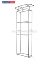 3D Vertical Column with Header.