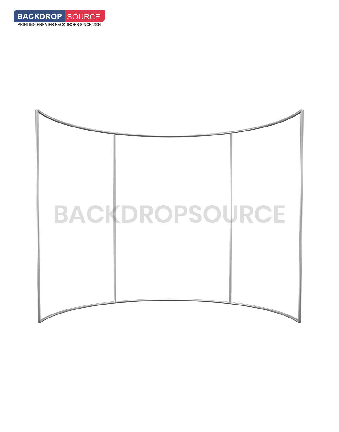 Custom 180° Curved Enclosure Wall.