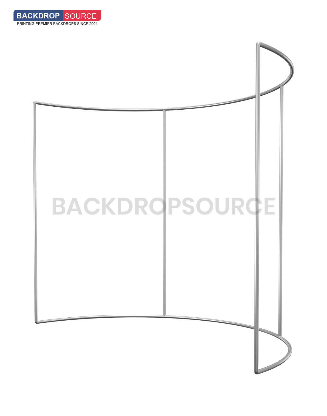 Custom 180° Curved Enclosure Wall.